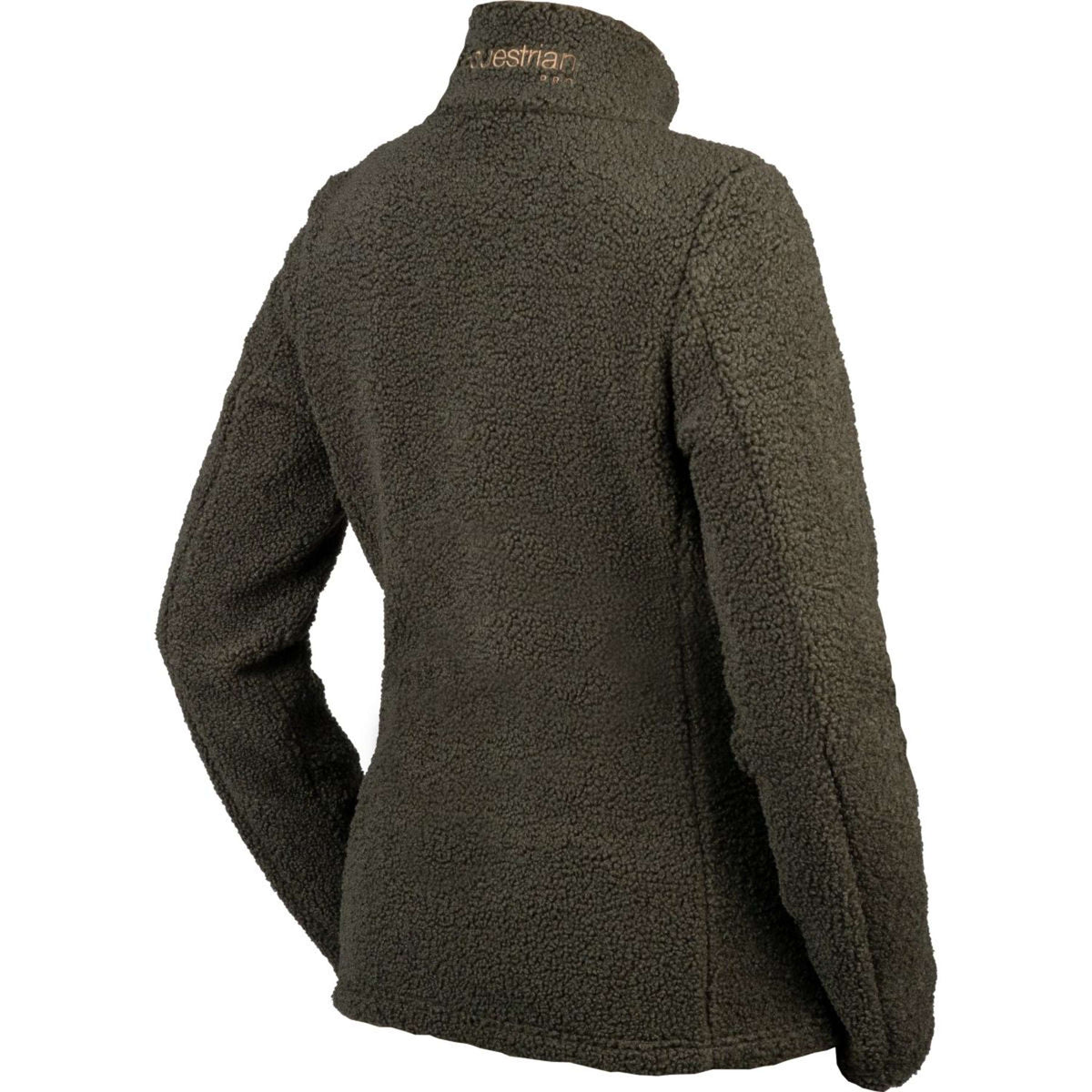 HORKA Felpa con cappuccio e zip Teddy Francesca Espresso