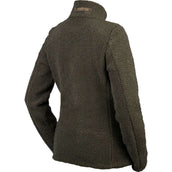 HORKA Felpa con cappuccio e zip Teddy Francesca Espresso