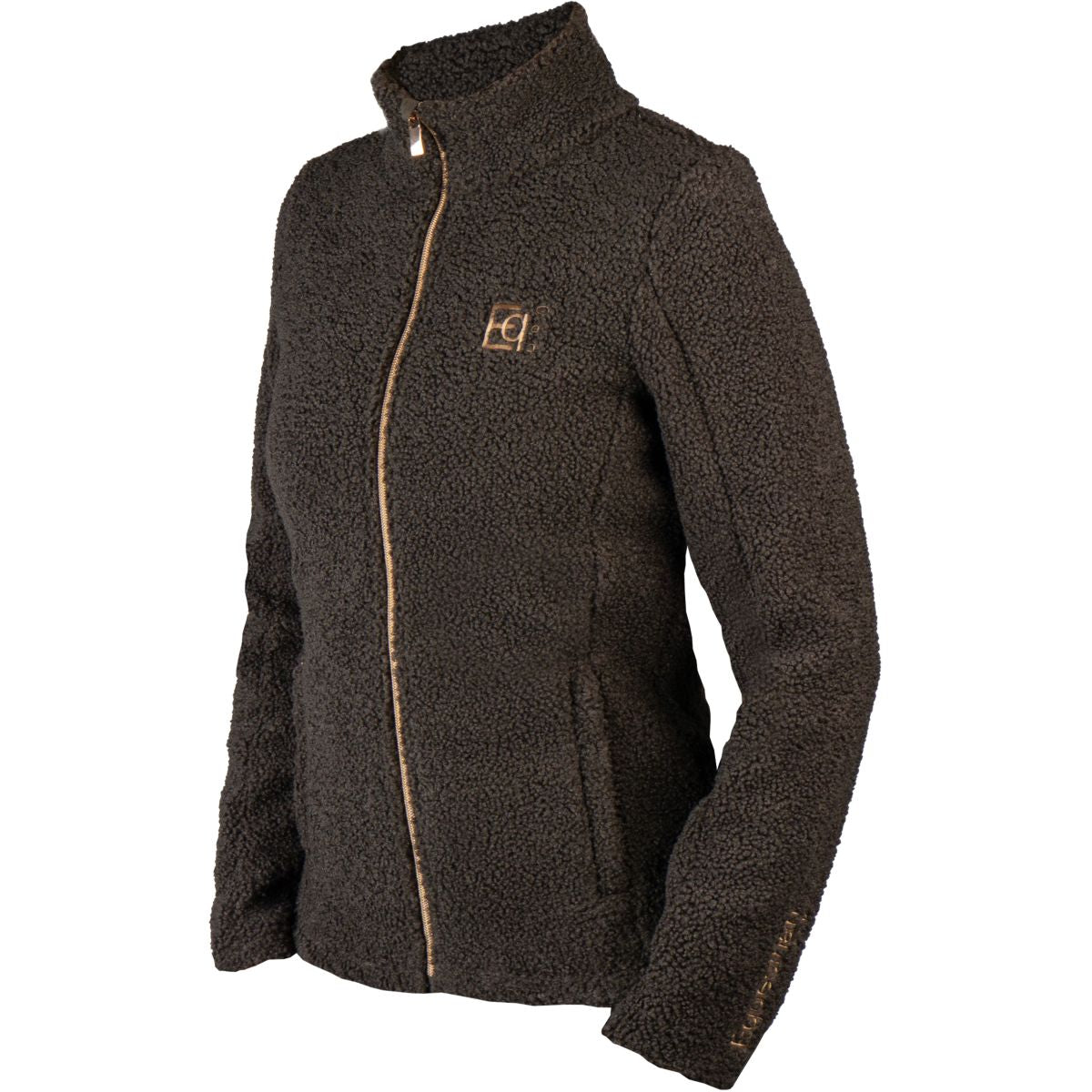 HORKA Felpa con cappuccio e zip Teddy Francesca Cioccolato Fondente