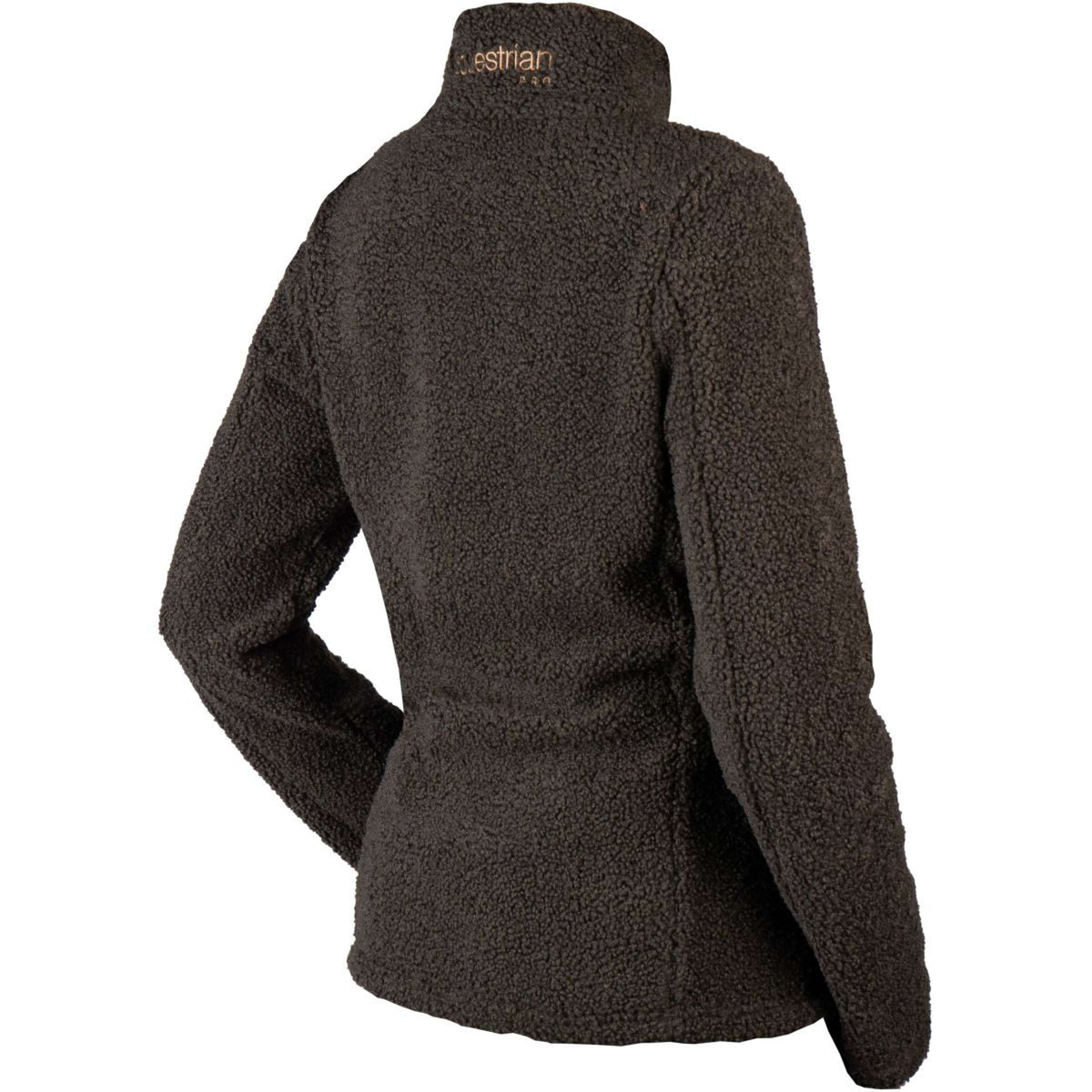 HORKA Felpa con cappuccio e zip Teddy Francesca Cioccolato Fondente