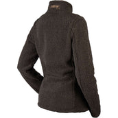 HORKA Felpa con cappuccio e zip Teddy Francesca Cioccolato Fondente