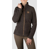 HORKA Felpa con cappuccio e zip Teddy Francesca Cioccolato Fondente