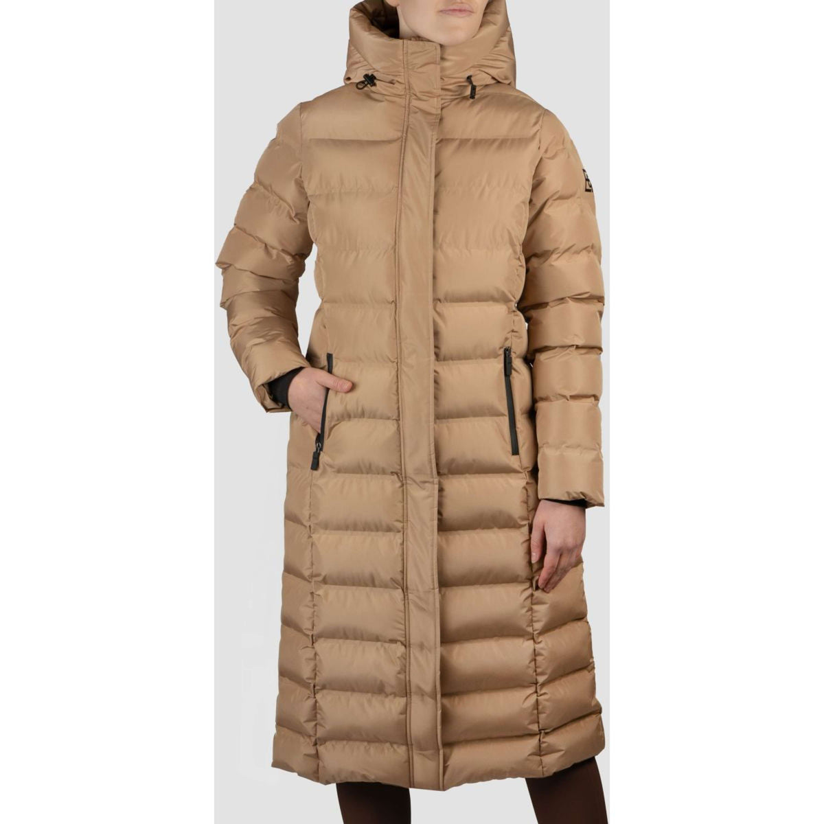 HORKA Cappotto Lungo Puffer Eloise Mokka