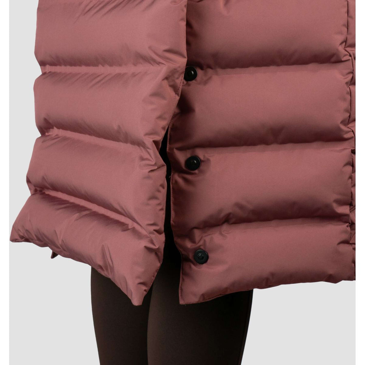 HORKA Cappotto Lungo Puffer Eloise Deep Ruby