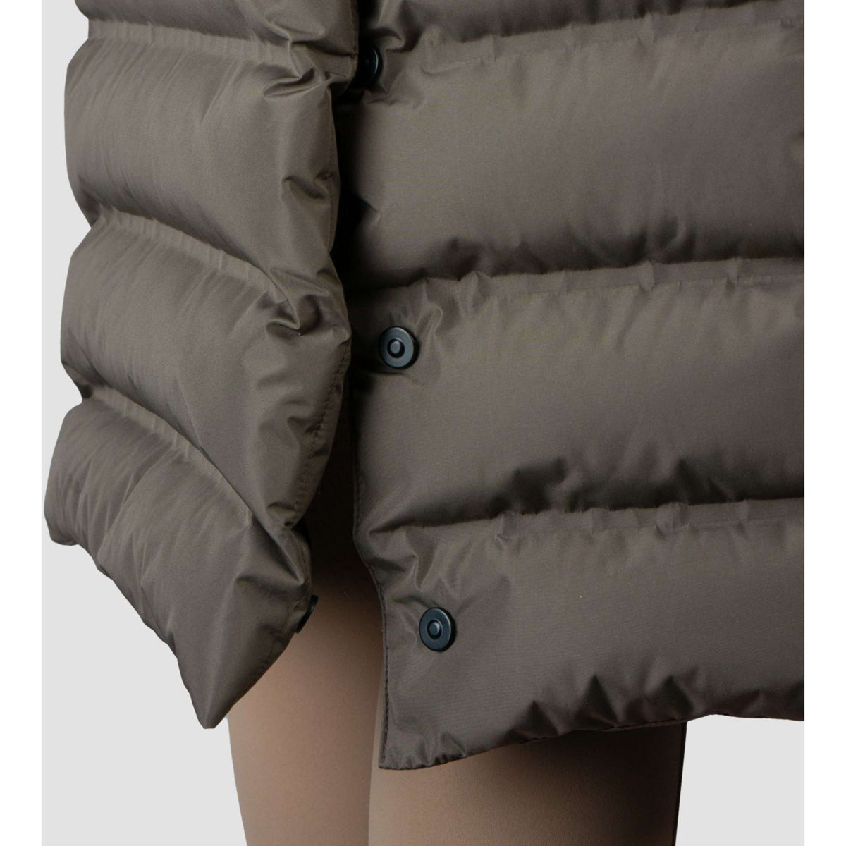 HORKA Cappotto Lungo Puffer Eloise Espresso