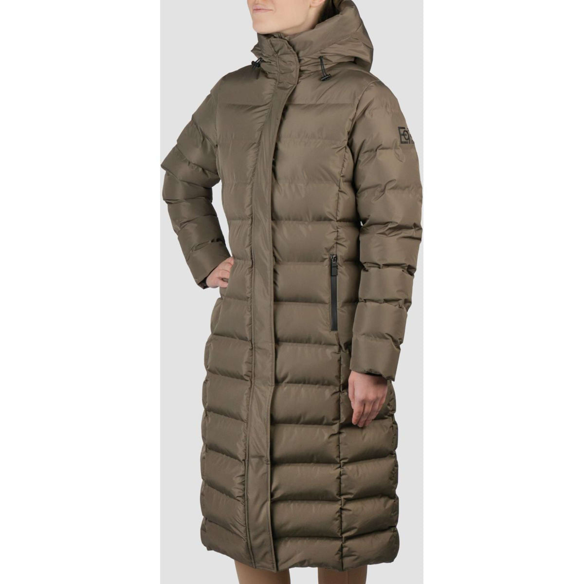 HORKA Cappotto Lungo Puffer Eloise Espresso