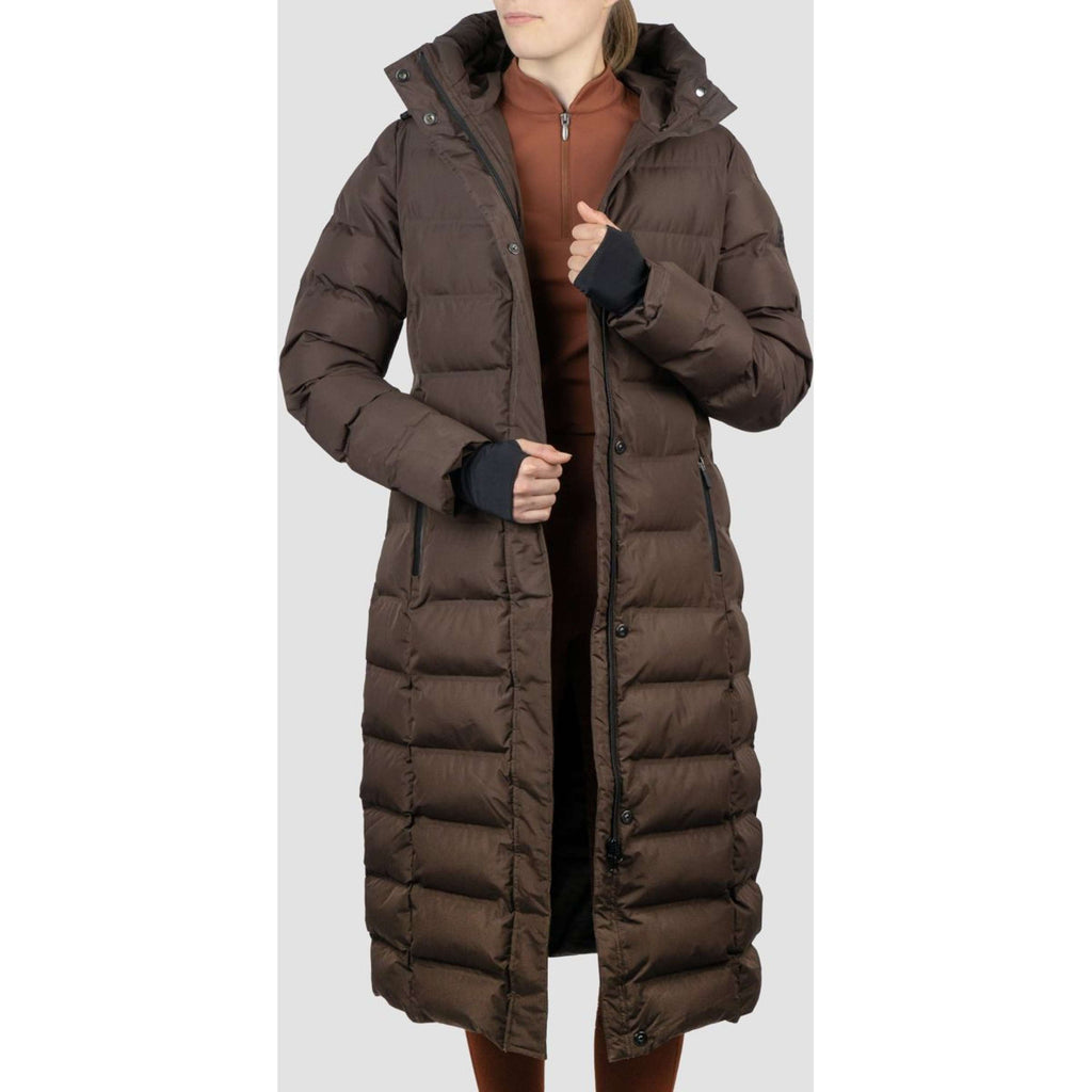 EQPRO Piumino Lungo Eloise Cioccolato