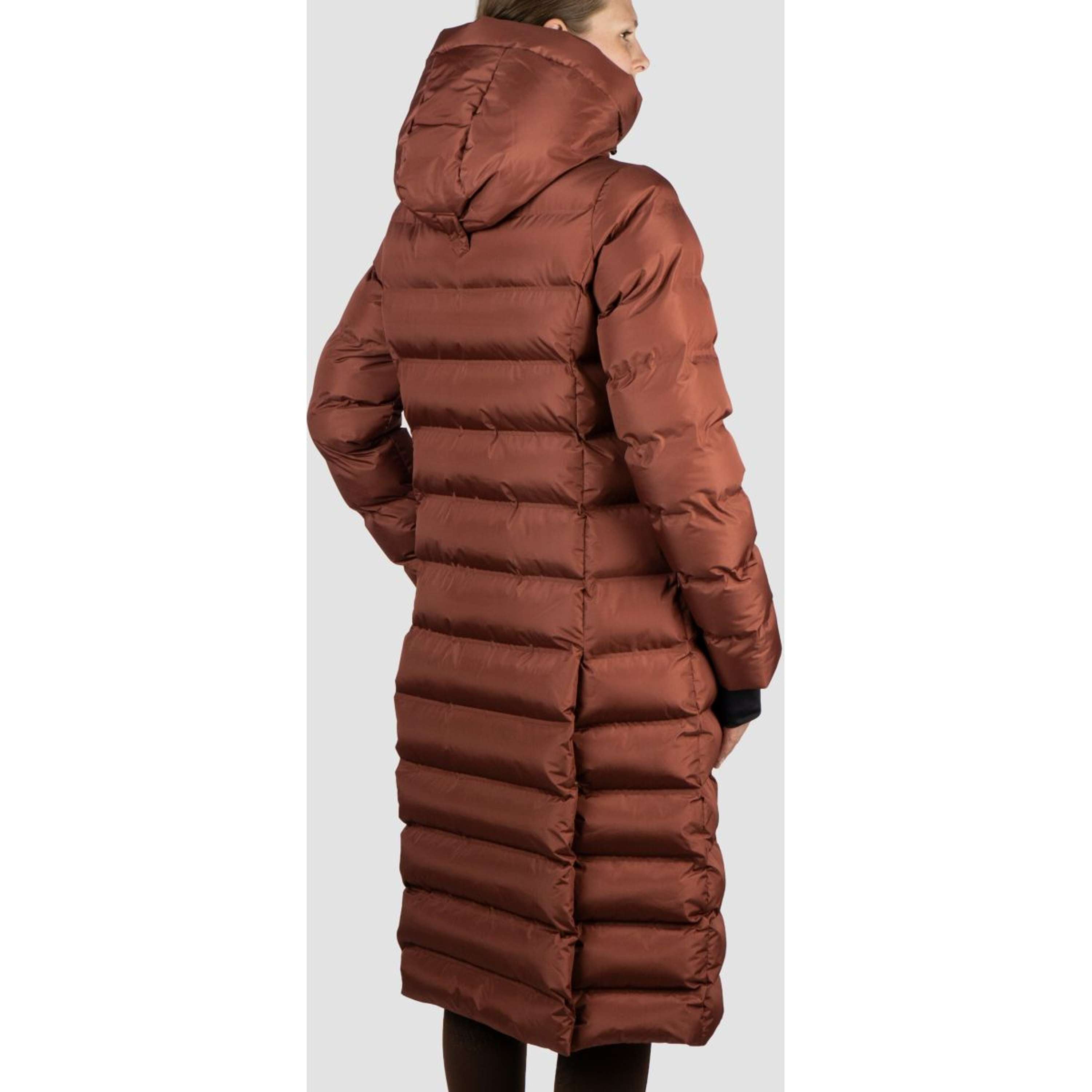 EQPRO Piumino Lungo Eloise Burnt Umber