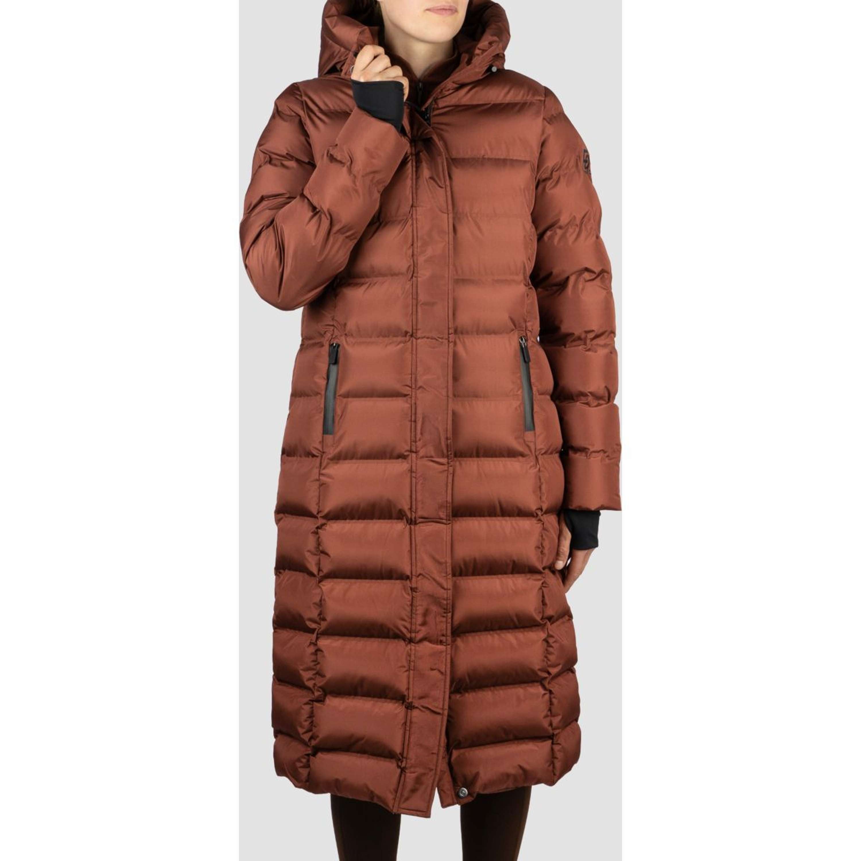 EQPRO Piumino Lungo Eloise Burnt Umber