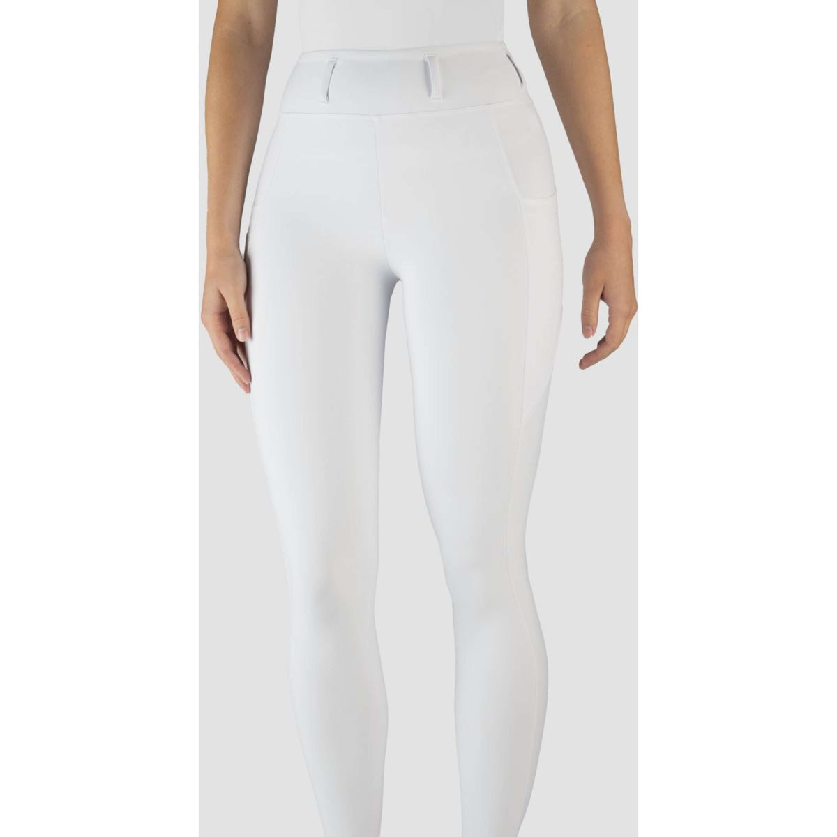 HORKA Leggings da Equitazione Perfection Bianco