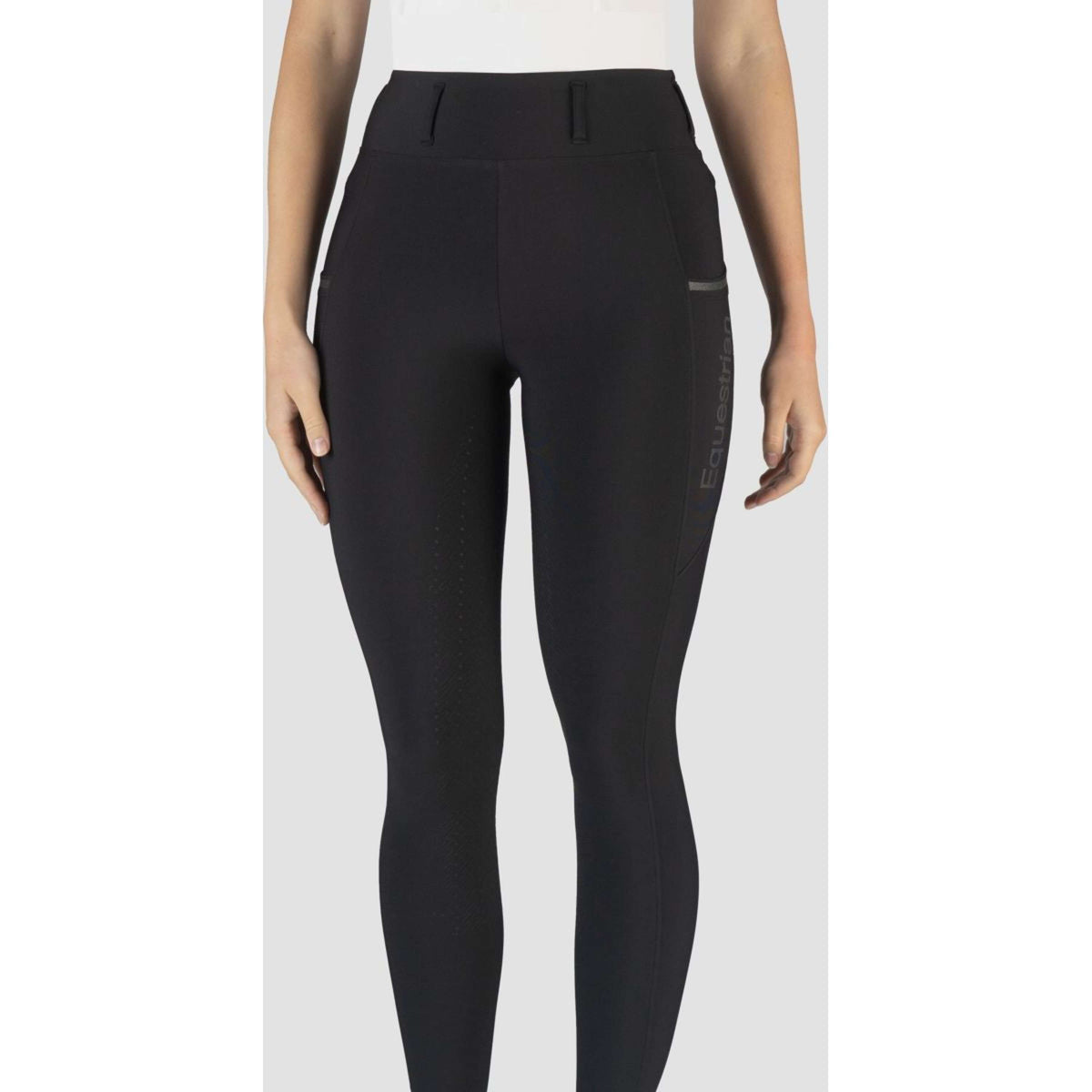HORKA Leggings da Equitazione Perfection Nero