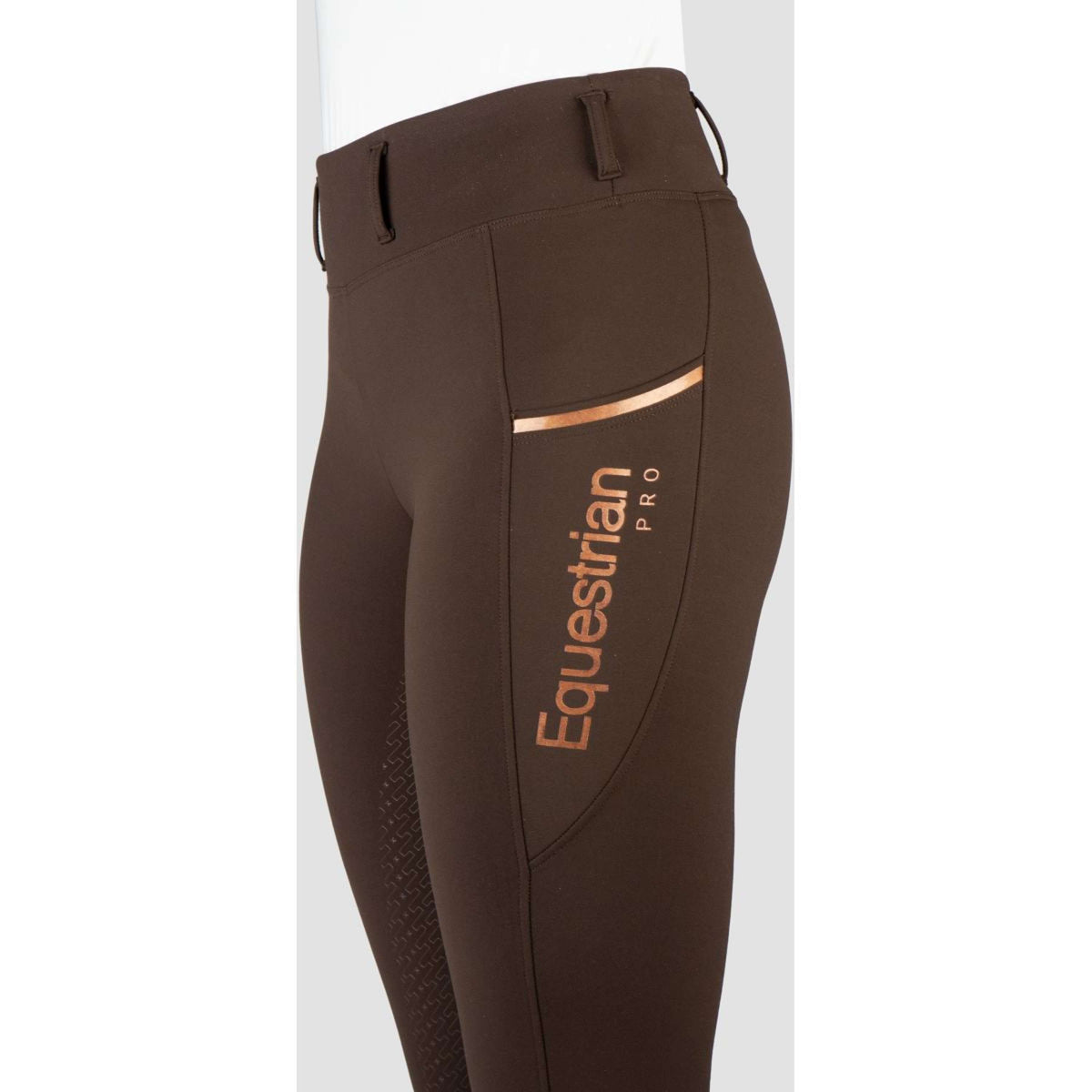 HORKA Leggings da Equitazione Mindy Cioccolato Fondente