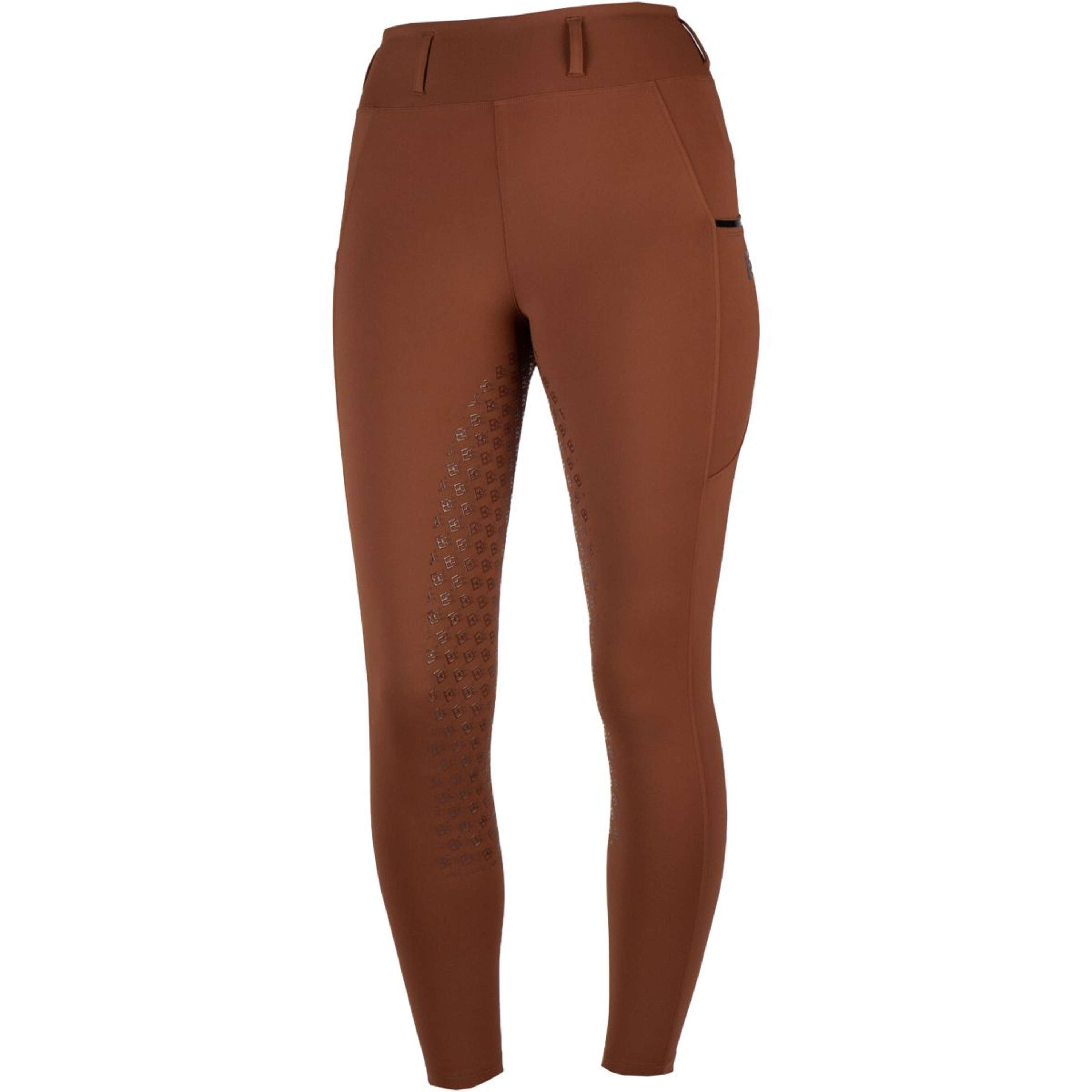 EQPRO Leggings da Equitazione Mindy Full Grip Burnt Umber