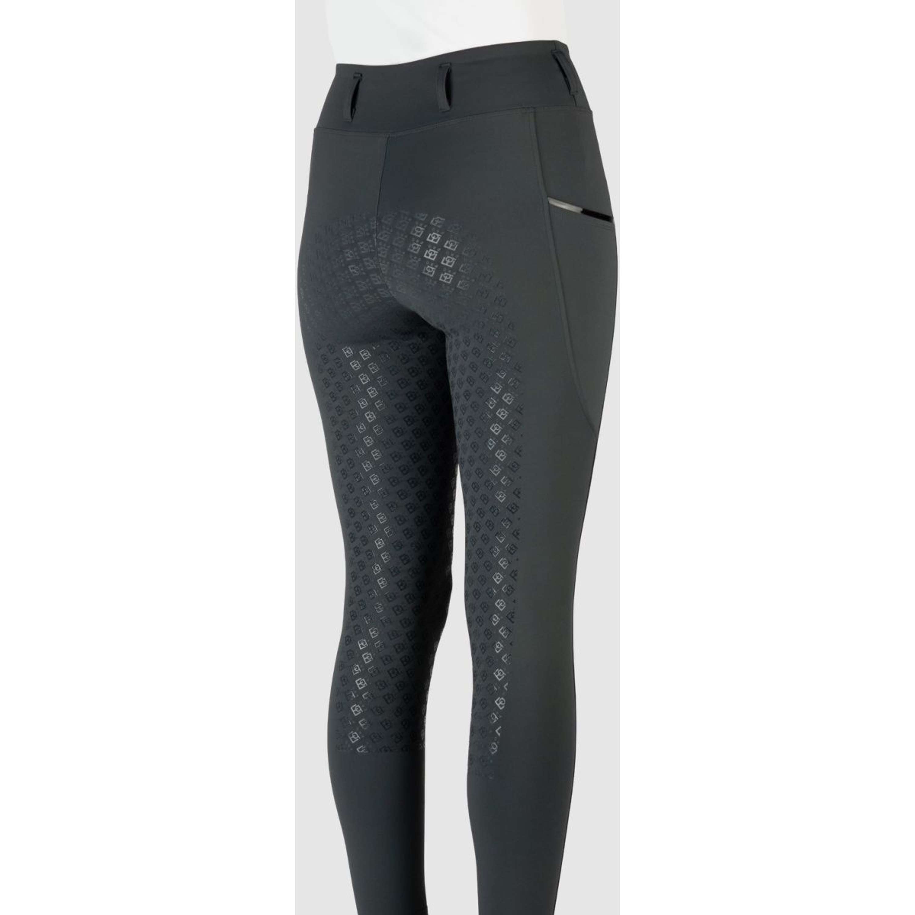 EQPRO Leggings da Equitazione Mindy Full Grip Shadow Steel
