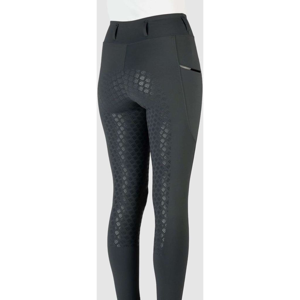 EQPRO Leggings da Equitazione Mindy Full Grip Shadow Steel