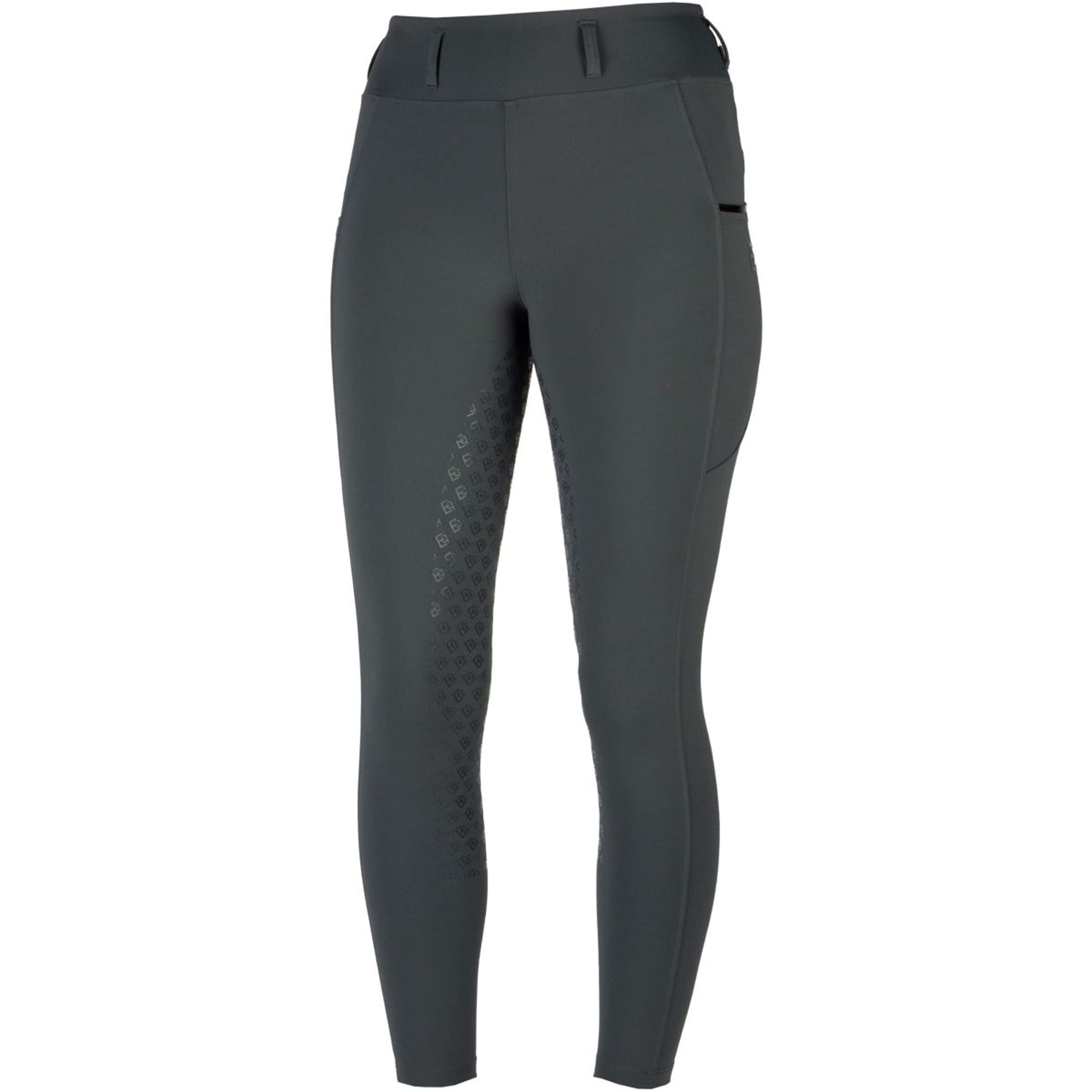 EQPRO Leggings da Equitazione Mindy Full Grip Shadow Steel