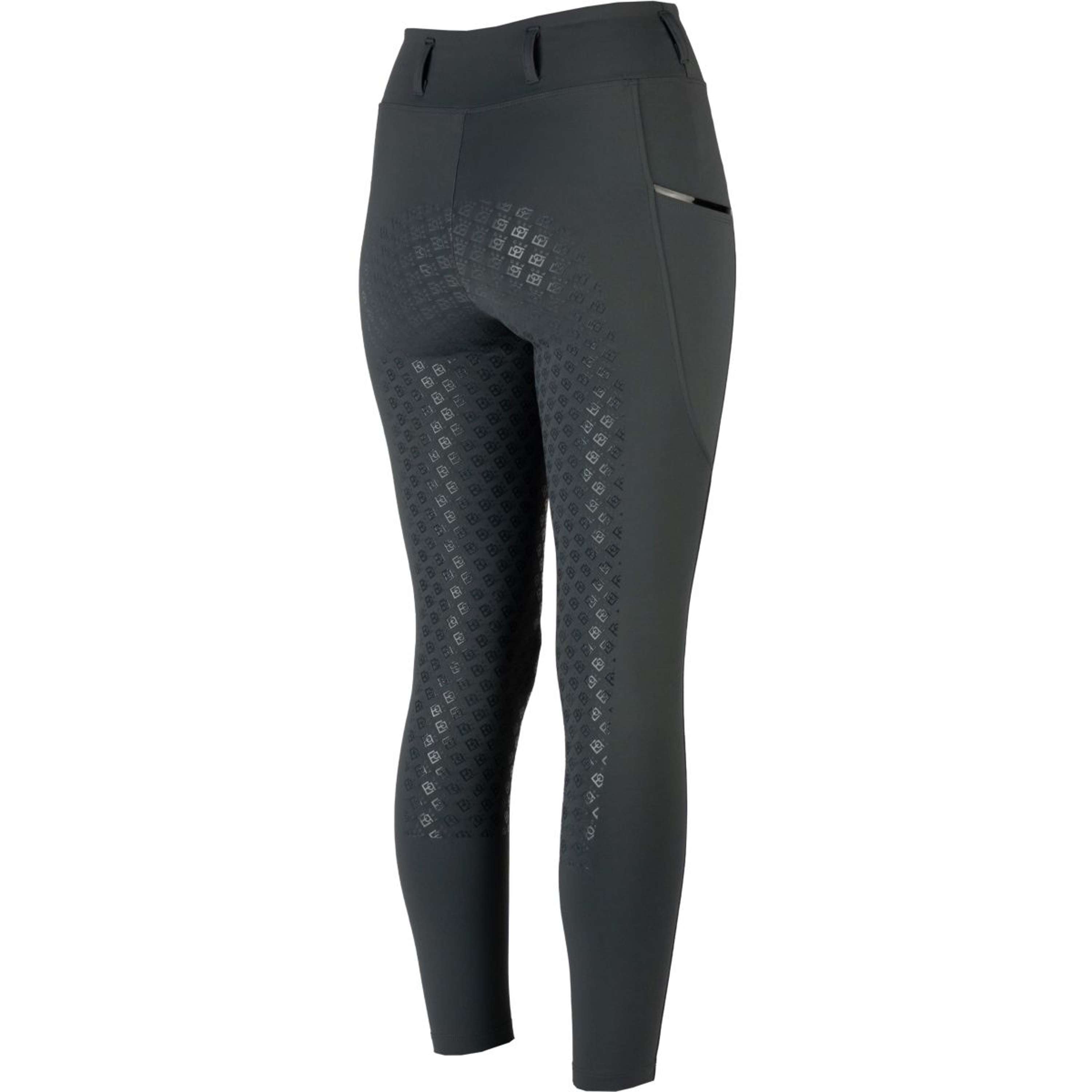 EQPRO Leggings da Equitazione Mindy Full Grip Shadow Steel