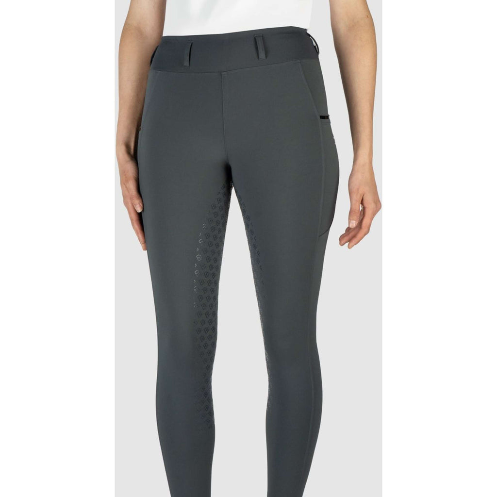 EQPRO Leggings da Equitazione Mindy Full Grip Shadow Steel