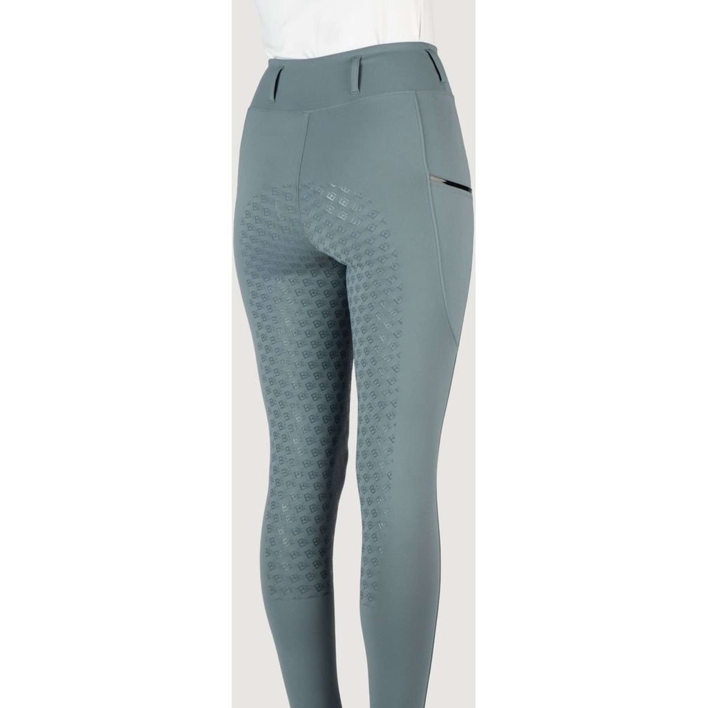 EQPRO Leggings da Equitazione Mindy Full Grip Blue Mist