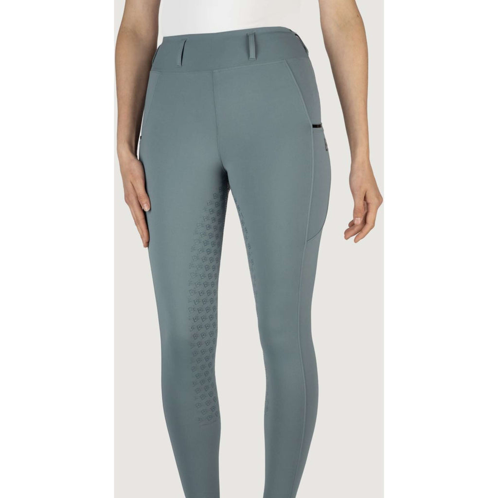 EQPRO Leggings da Equitazione Mindy Full Grip Blue Mist