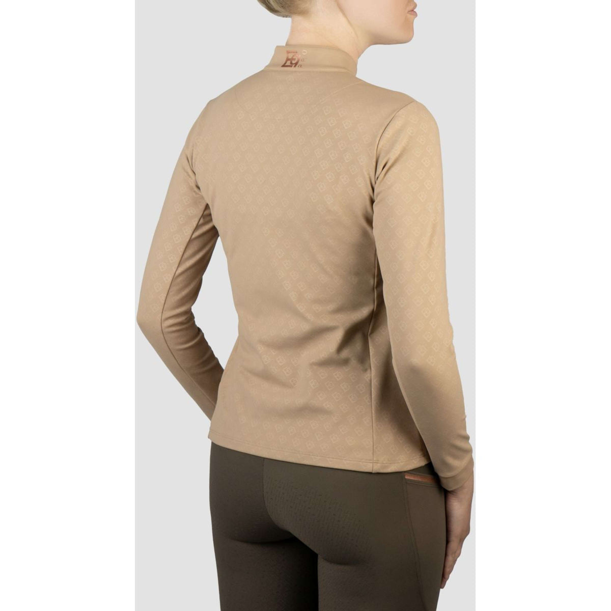 HORKA Shirt Emily Maniche Lunghe Mokka