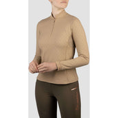 HORKA Shirt Emily Maniche Lunghe Mokka
