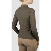 HORKA Shirt Emily Maniche Lunghe Espresso