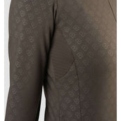 HORKA Shirt Emily Maniche Lunghe Espresso