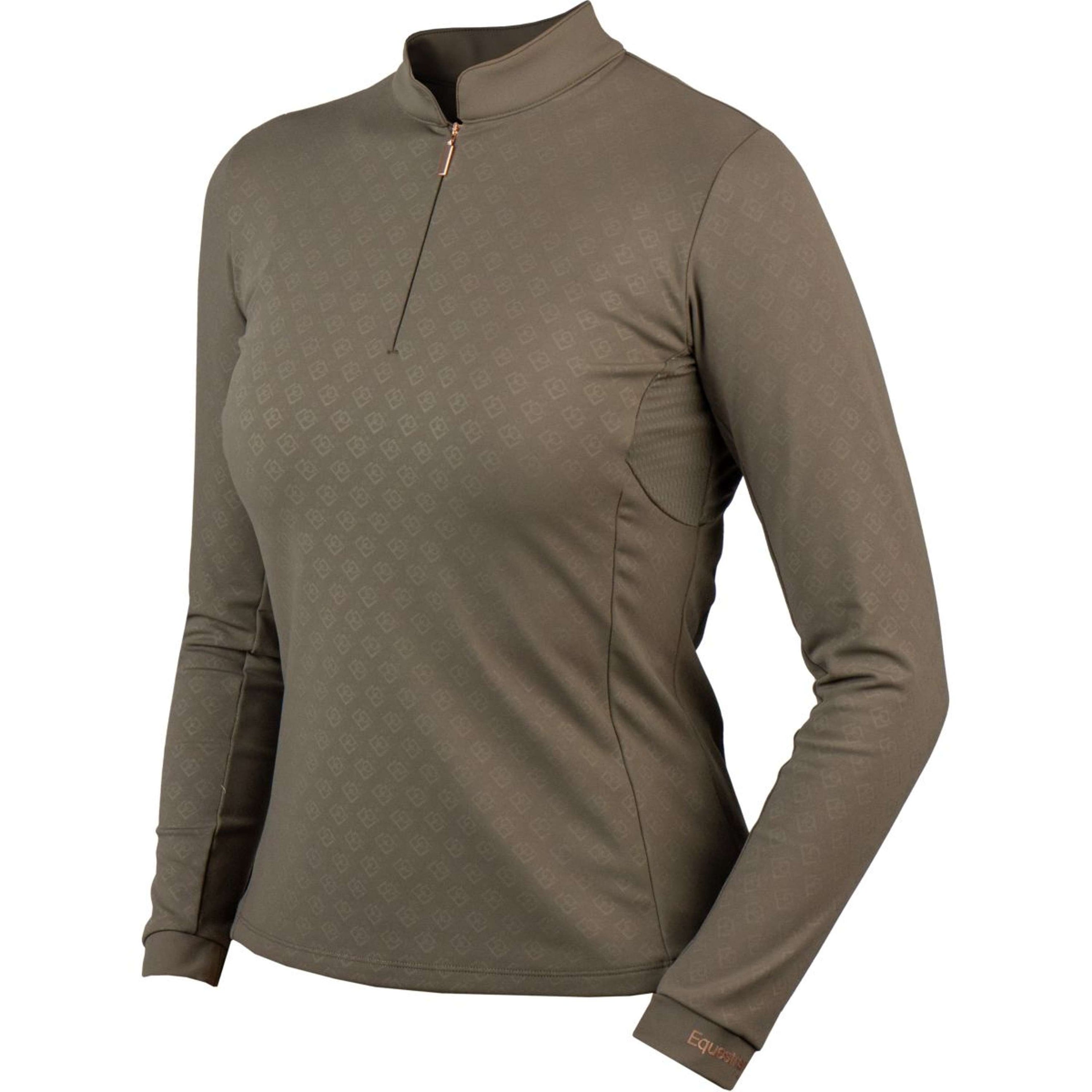 HORKA Shirt Emily Maniche Lunghe Espresso