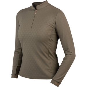 HORKA Shirt Emily Maniche Lunghe Espresso