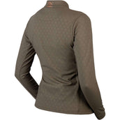 HORKA Shirt Emily Maniche Lunghe Espresso