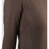 HORKA Shirt Emily Maniche Lunghe Cioccolato Fondente