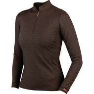 HORKA Shirt Emily Maniche Lunghe Cioccolato Fondente