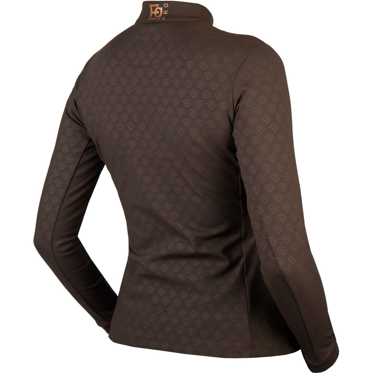 HORKA Shirt Emily Maniche Lunghe Cioccolato Fondente