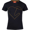 Red Horse Maglietta Toppie Bambini Nero/Rosa