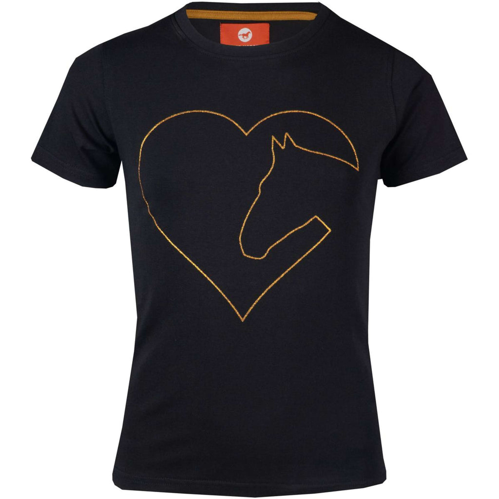 Red Horse Maglietta Toppie Bambini Nero/Rosa