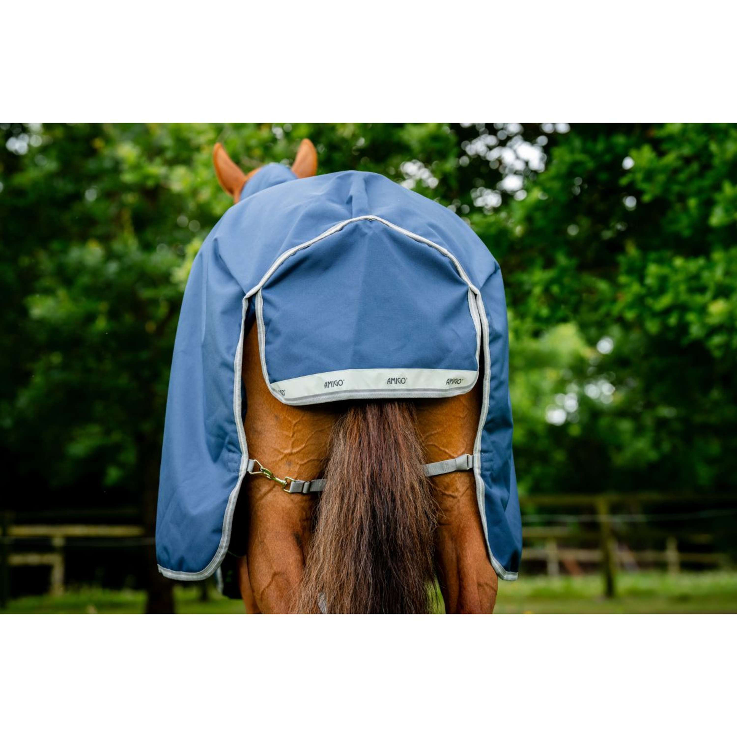 Amigo Turnout 1200D Plus 100g Navy/Titanium Grey