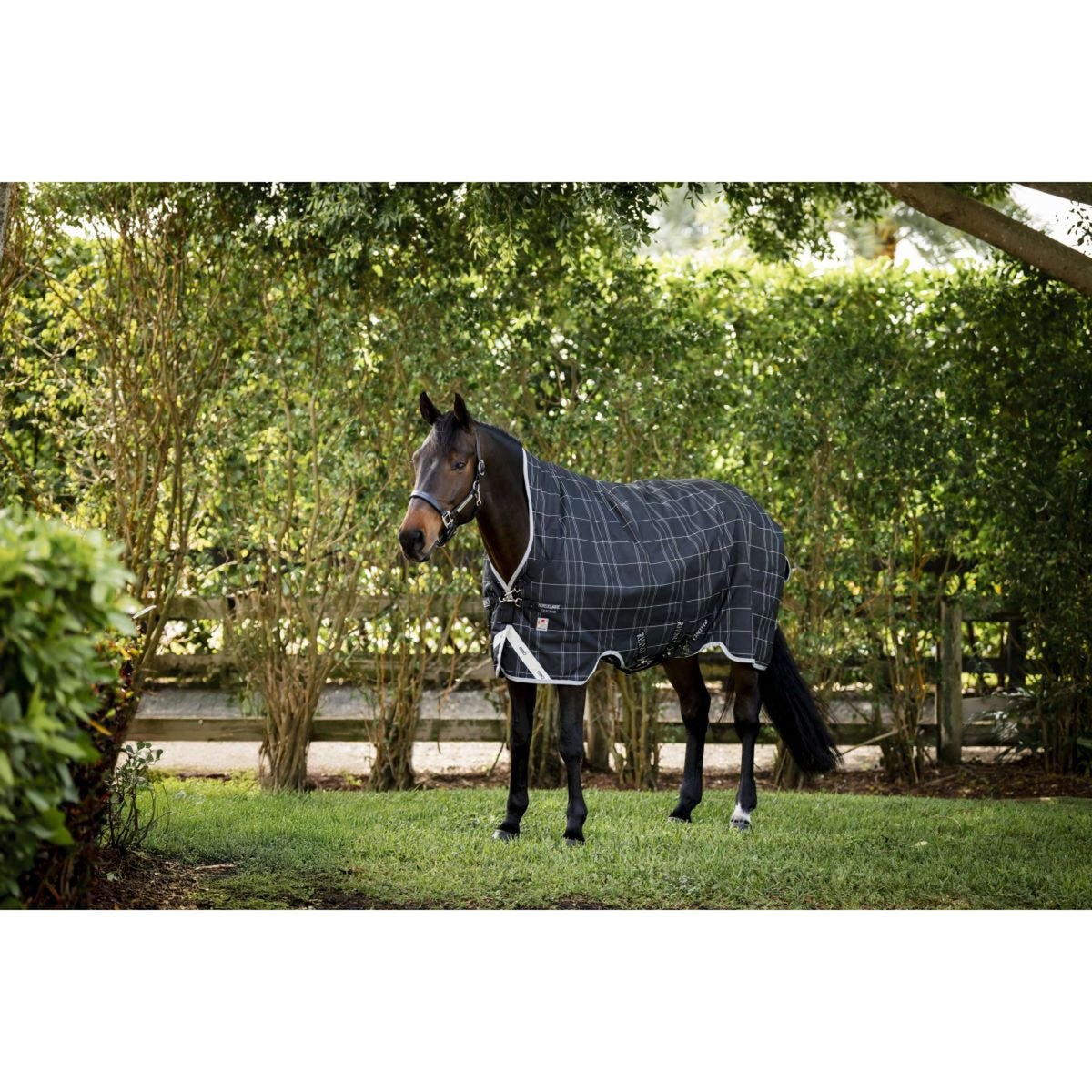 Rhino Wug Turnout Varilayer 250g Black/Grey/White Check/Gray