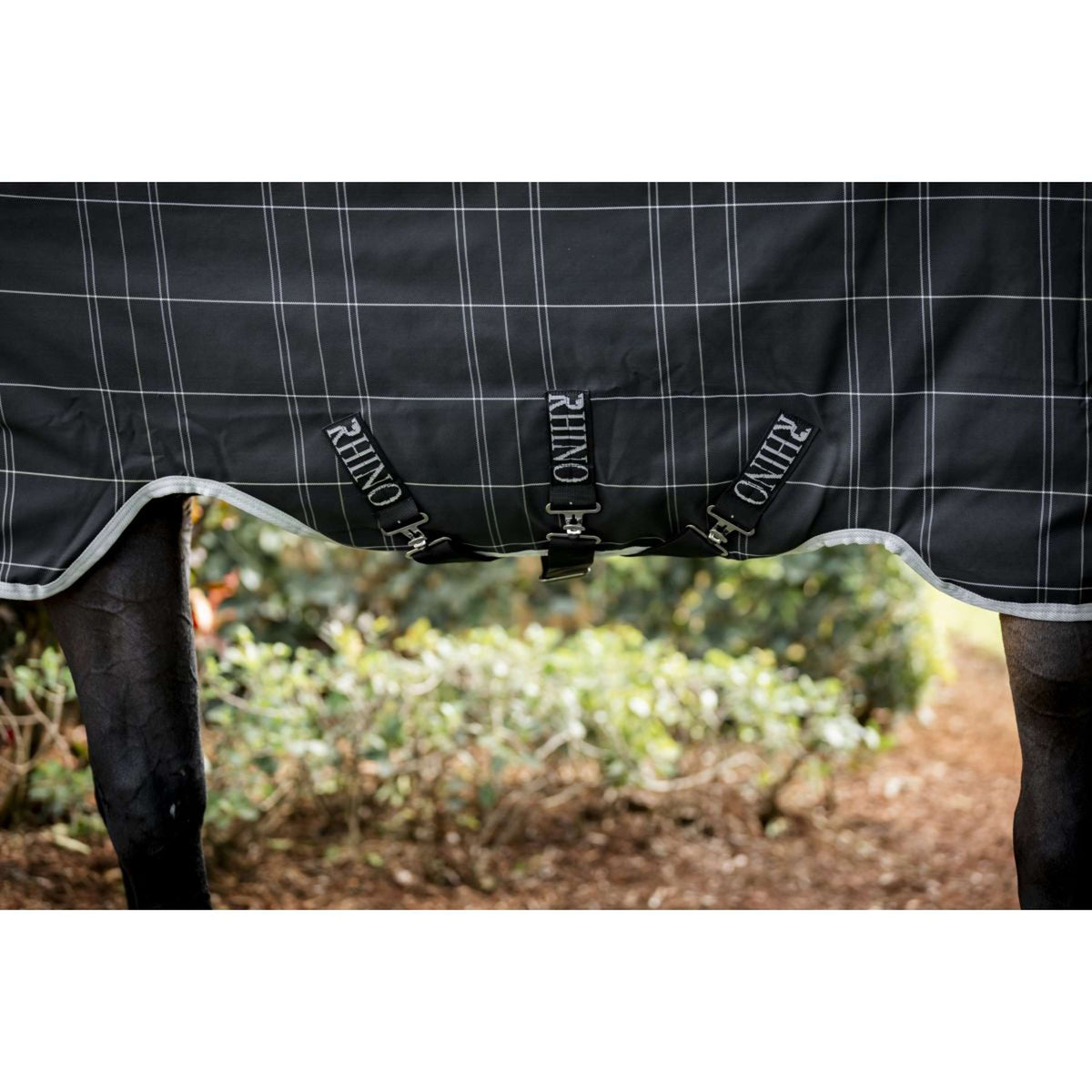 Rhino Wug Turnout Varilayer 250g Black/Grey/White Check/Gray