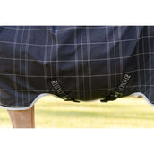Rhino Wug Pony Turnout 250g Varilayer Black/Grey/White Check/Gray
