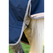 Amigo Turnout Rug 1200D Plus Pony 250g Navy/Titanium Grey/Silver