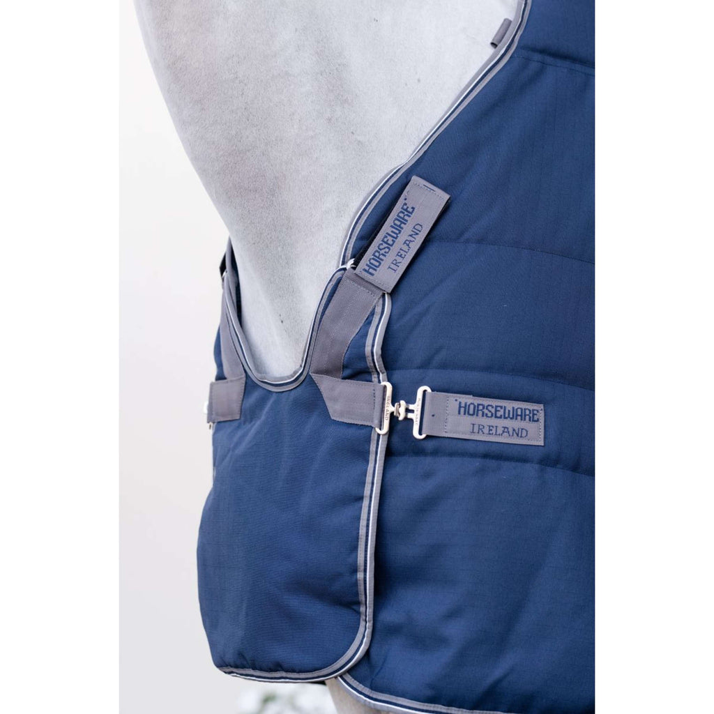 Rambo Optimo Coperta da scuderia Plus 400g Navy/Thunderstorm Grey/Silver