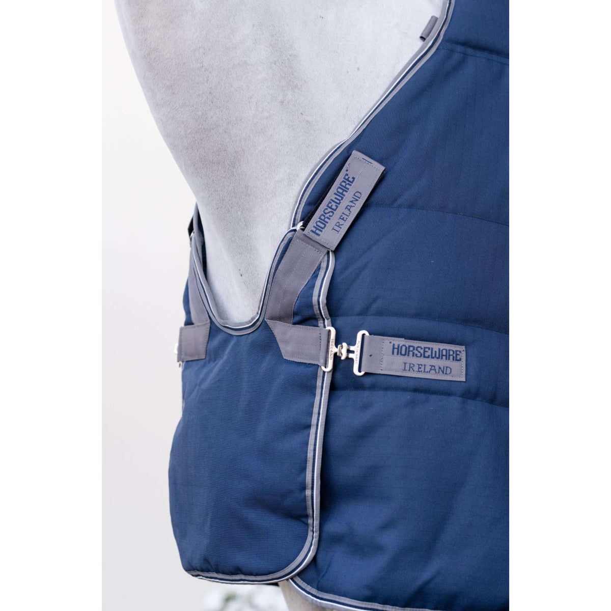 Rambo Optimo Coperta da scuderia Plus 200g Navy/Thunderstorm Grey/Silver