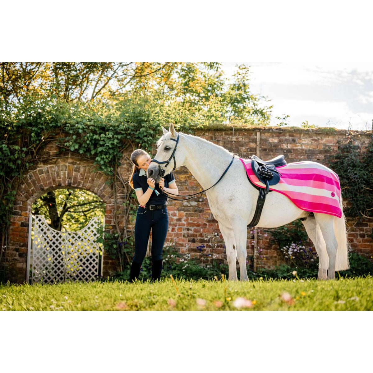 Horseware Coperta da esercizio Newmarket Witney Pink