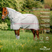 Horseware Coperta Antimosche Newmarket Plus Witney Charcoal
