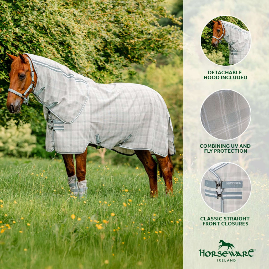 Horseware Coperta Antimosche Newmarket Plus Witney Charcoal