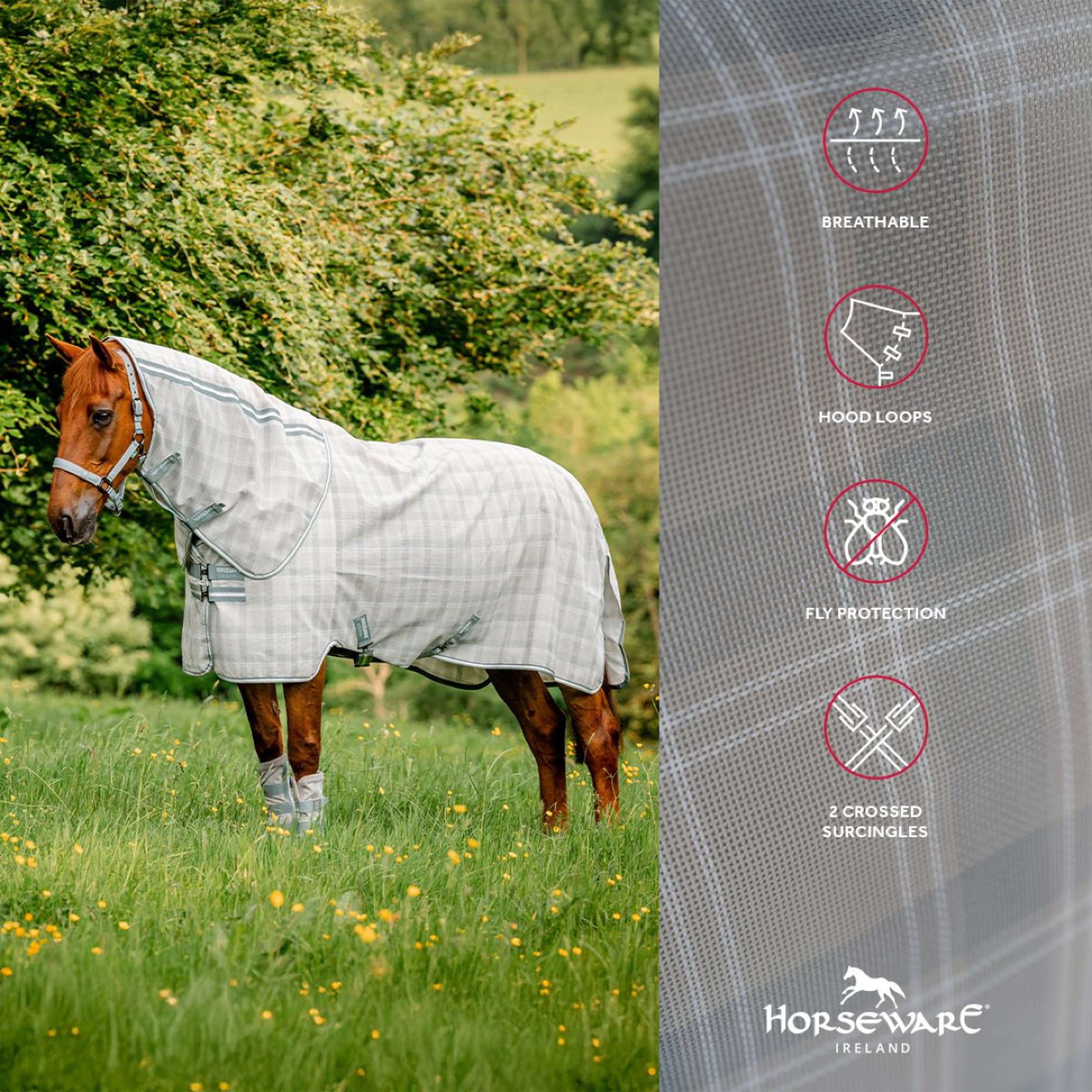 Horseware Coperta Antimosche Newmarket Plus Witney Charcoal