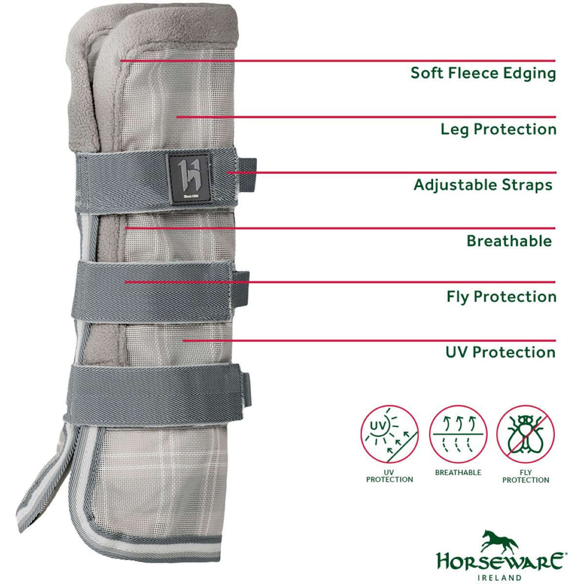 Horseware Stivali da mosca Newmarket Witney Charcoal