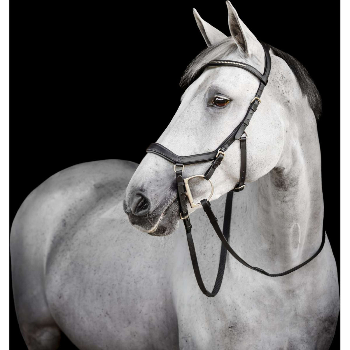 Horseware Micklem Diamante Competition Bridle Nero