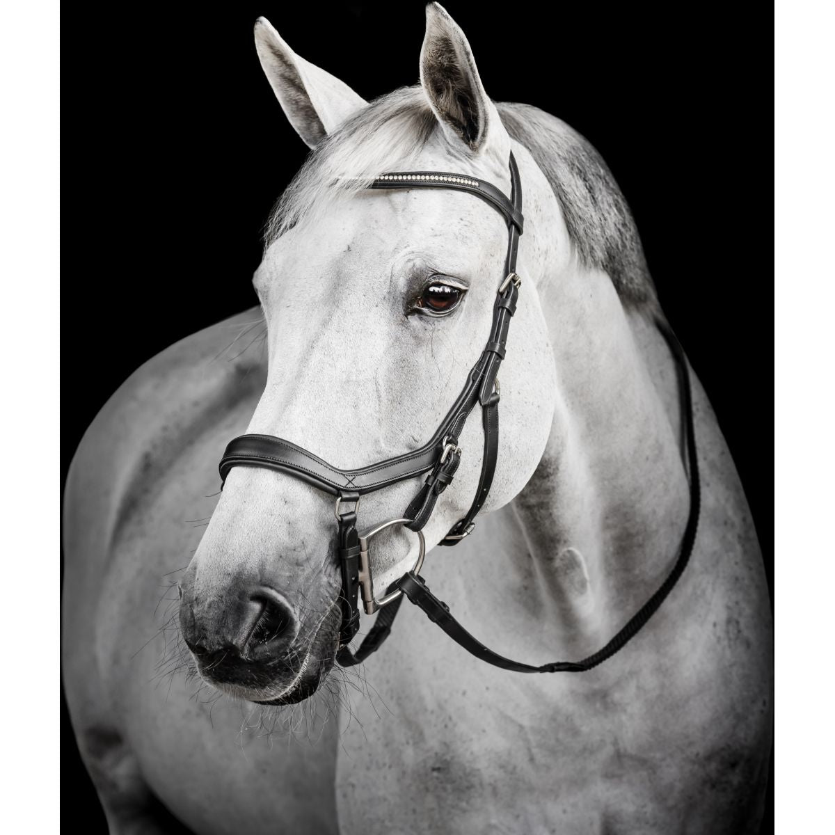 Horseware Micklem Diamante Competition Bridle Nero